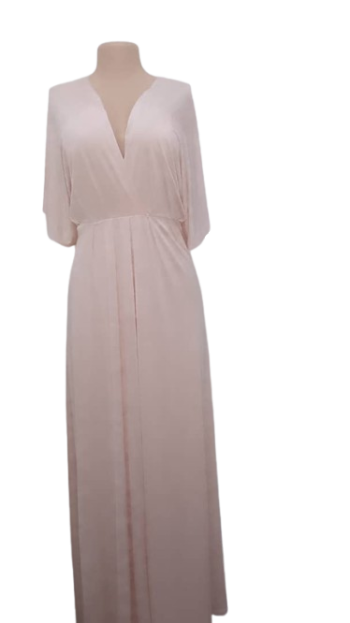 Monsoon Peach Long Gown Size Uk 10