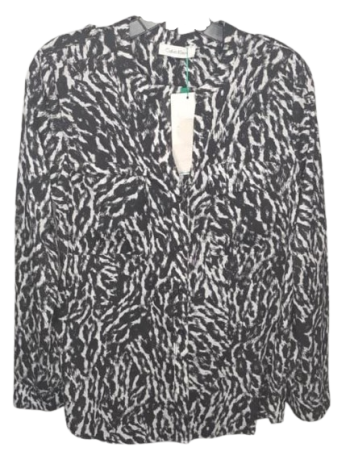 Calvin Klein Black And White Patterned