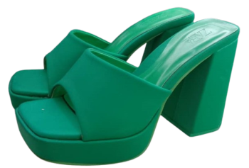 Zara Green Slippers Size 37