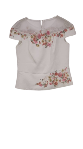 Bonovita Cream 2pcs Skirt And Top Size 44