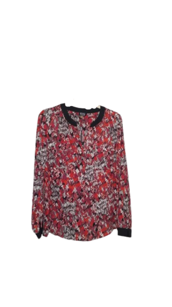 Soni White Multicolored Top Size M