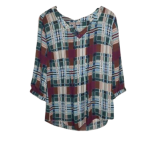 Ny Collection Green Multicoloured Top Size S