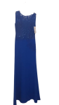 Ets Element's For Women Royal Blue Sleeveless Long Gown Size 38