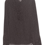 Bluecoco Black Top With White Pokerdot Size 38