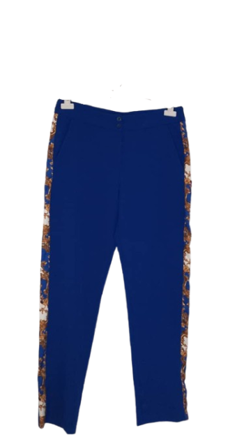 Phanel Fashion Blue And White Trouser 2pcs Size 44